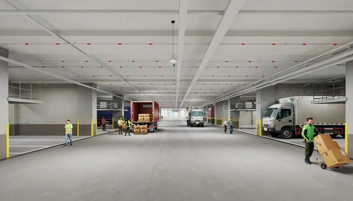 Artist's impression of the 16-metre driveway
