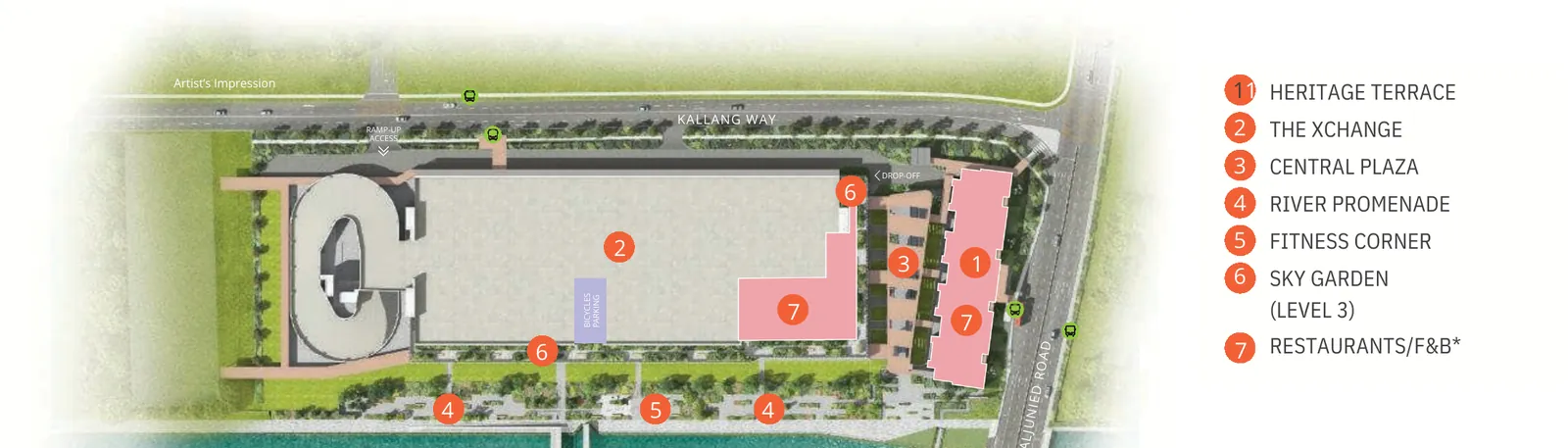 Gourmet Xchange site plan